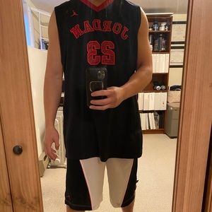 Jordan Basketball Jersey & Shorts